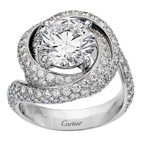 cartier wedding ring with diamond.